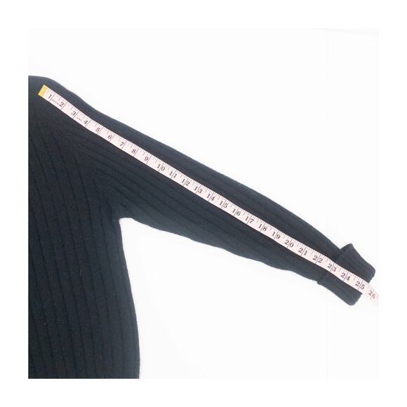 Hasting & Smith Black Wool Angora Ribbed Sweater Women’s Small Vintage - Picture 9 of 10